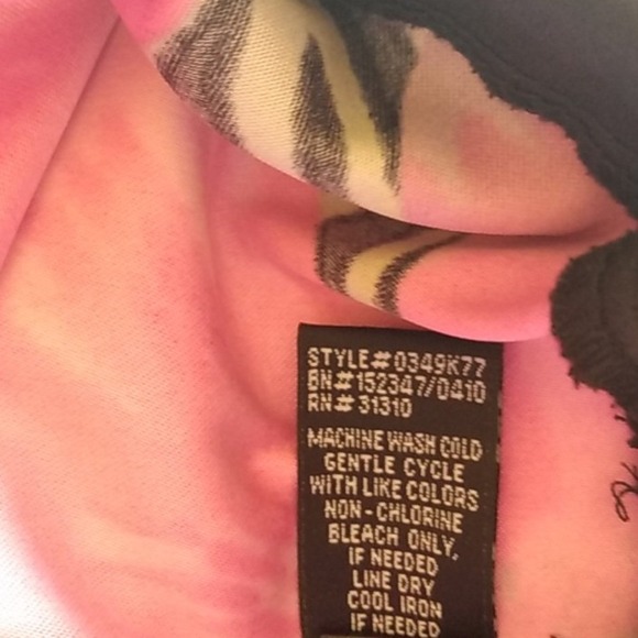 *AB‎ Studio Floral Dress – Pink – Lined – Back Zip -Women's Size 8 - Picture 9 of 9